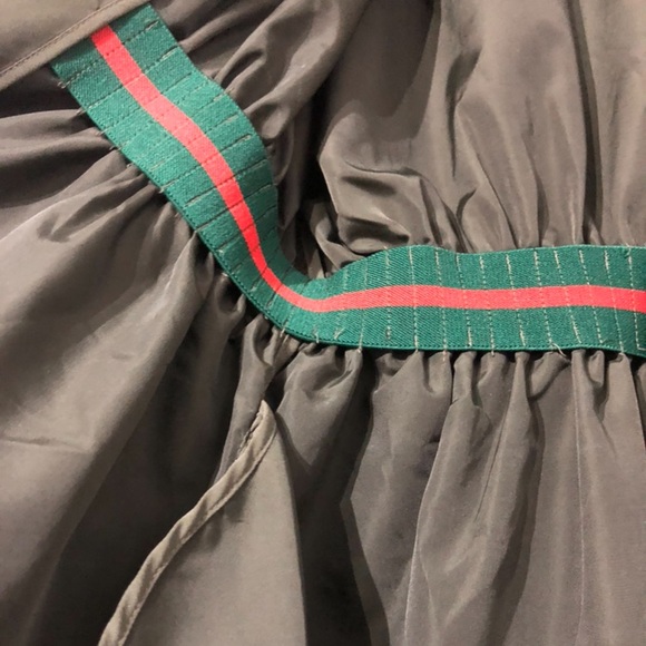 Olive Gunner Mid Trench Coat - Picture 4 of 8